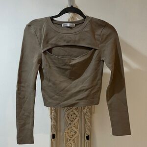 Zara cutout top